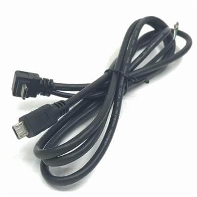 Custom Cable Micro USB, Right/Left/Up/Down Angle Connectors Are Optional