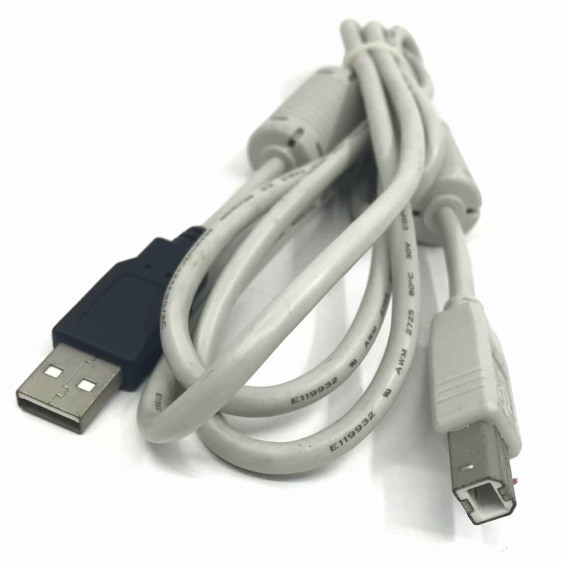 USB Printer Cable USB 2.0 Type A Male To B Male Printer USB Cable With Magnetic Ring