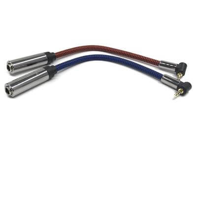 high fidelity 3.5mm male to 6.35mm female stereo audio cable
