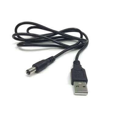 5V to 12V USB 2.0 A Male to DC 5.5*2.1 Male data cables