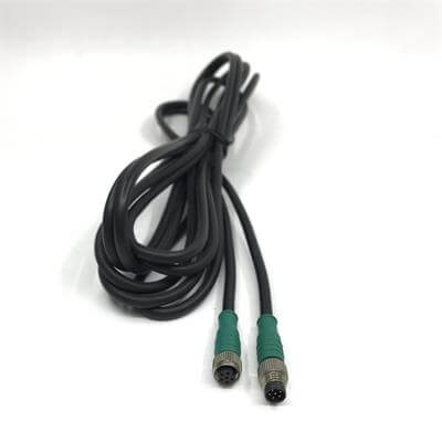 M8 6pin male connector to M8 6pin female connector extension cables