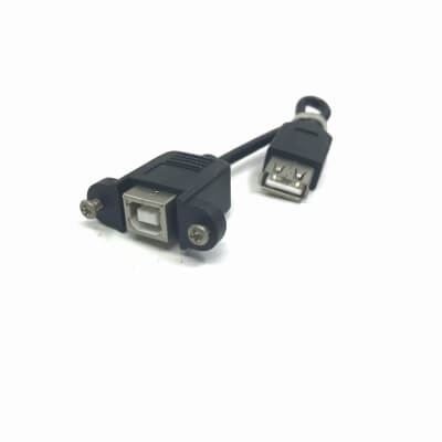 USB 2.0 Type A Female To USB 2.0 Type B Female data extension cables