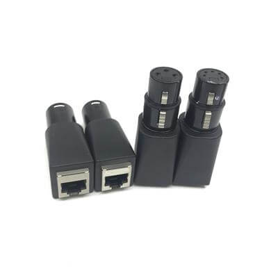 Cutom RJ45 connectors 5pin/3pin xlr plug to RJ45 connectors
