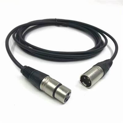 3PIN XLR Male Connector To 3PIN XLR Female Connector Microphone Cable