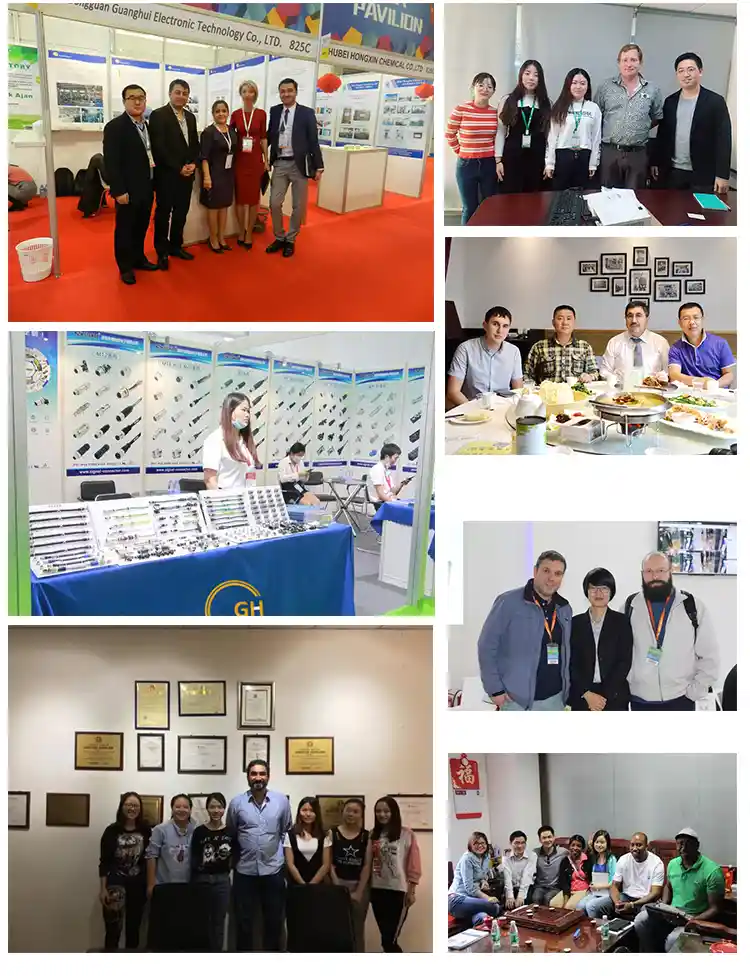 customers visiting Dongguan Guanghui Electronic Technology Co., Ltd. customers