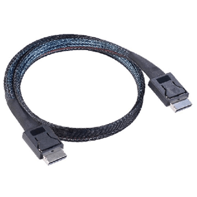 OCuLink 4i SFF-8611 To SFF-8611 4i Straight To Straight, Right Angle To Staright High Speed Riser Cab