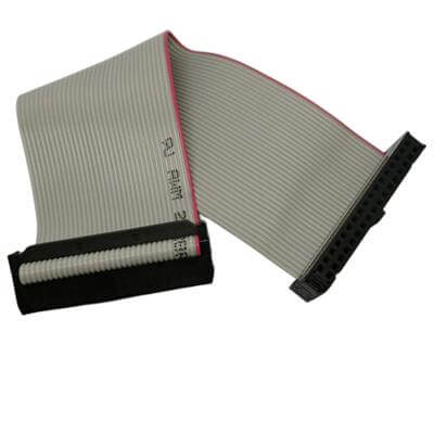 OEM 34PIN 1.27MM IDC Connectors with UL2651 28AWG customized Length Flat Cable Wire Harness Assembly