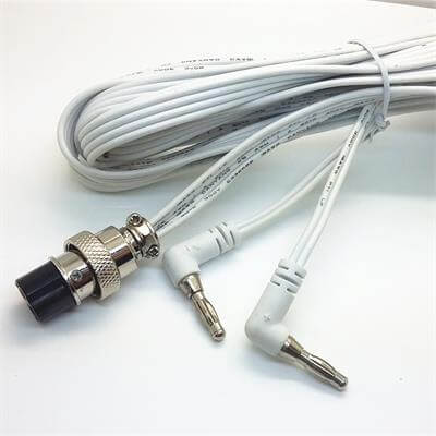 China manufacturer customized GX16 M16 aviation connectors to banana plug power cables