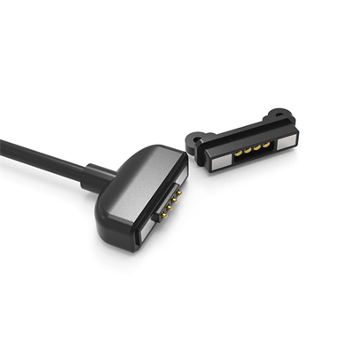4PIN pogo pin connector, magnetic data cable for medical devices