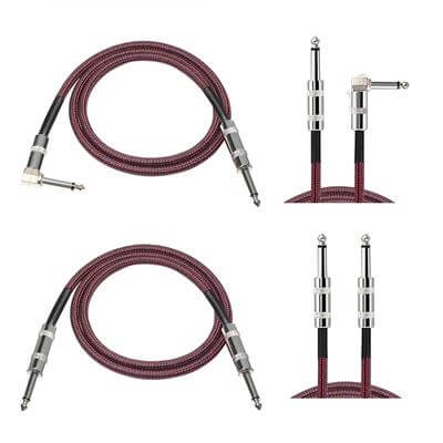 1.5M 6.35mm stereo/mono Male to Male audio cable