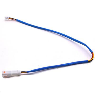 Customized UL1569 #24AWG terminal wire, XH2.5-1*3P wire harness with blue sleeve