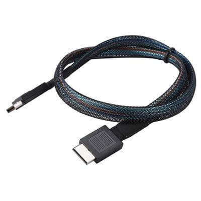 MINI SAS 24Gbps Oculink SFF-8611 Male To Male Array Card Cnnection Cable