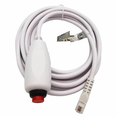 Custom Nurse Call System Cable, 6P4C Plug Cable With Nurse Call Button