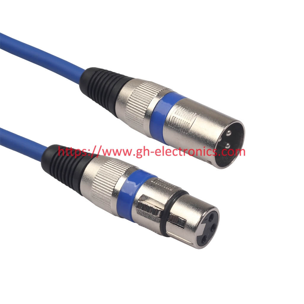 3 pin xlr to male xlr cable microphone cable