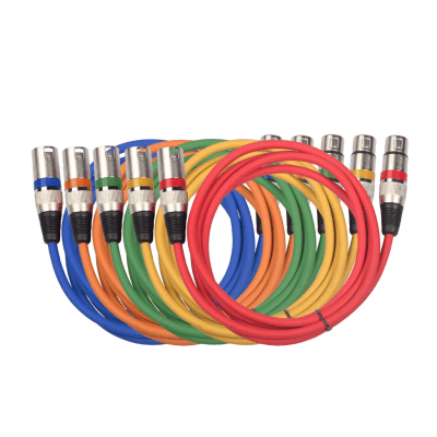 XLR Microphone Cable for Speaker, 3Pin XLR Male To Female Balanced Mic Cable