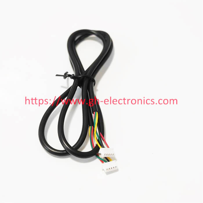 cable:UL2464 28#*5C OD3.2 BLACK PVC