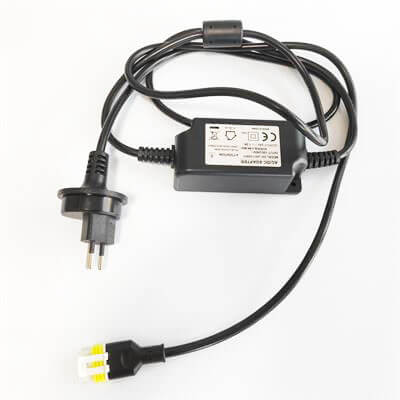 Standard IP55 Waterproof Swiss Power Supply Cable,100-240V 50/60Hz 1.5A