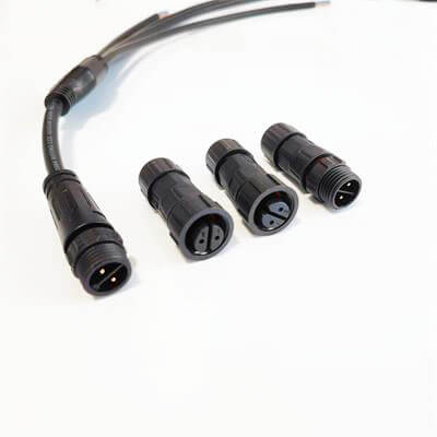 Y Splitter M16 Waterproof Cable, Outdoor M16 Waterproof Connector IP68