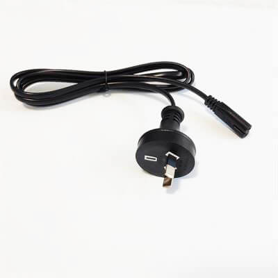 1.8m AU Australia Power Extension Cable C7 Figure 8 AC Power Cord for Laptop Computer Battery Charger
