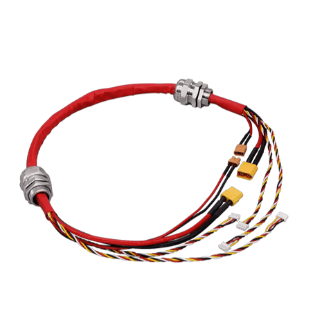 Integrated Bulkhead Power Wire Harness for UAV Power Systems