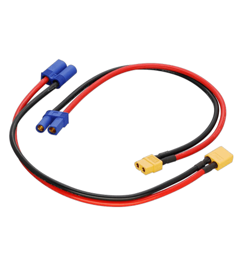 EC3 to XT60 Dual-Channel Power Adapter Wire Harness for UAVs