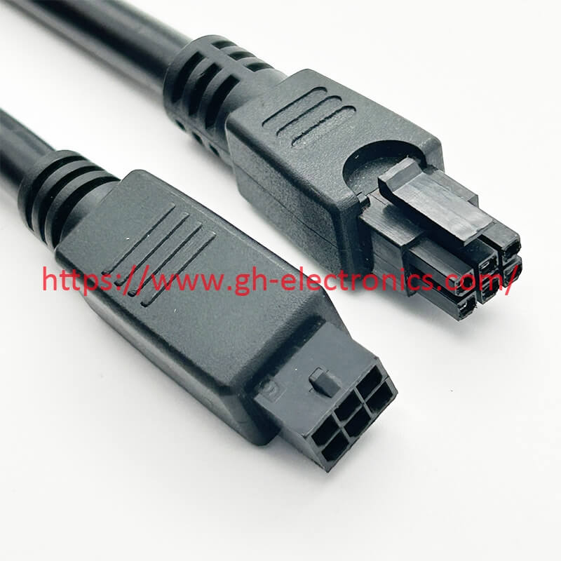 Molex Micro-Fit 3.0 2x3P Male to Female Overmolding Cable Molex Micro-Fit 3.0 2x3P Male to Female Overmolding Cable
