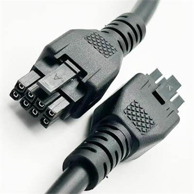 2x4P Molex 3.0 Pitch Overmolded Wiring Harness for Power & Signal