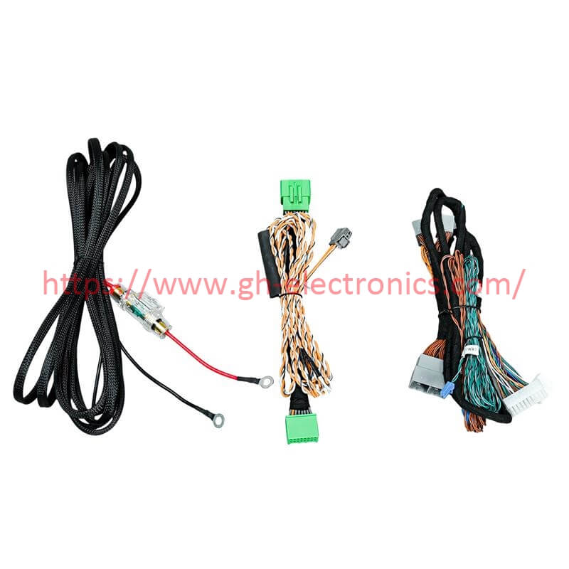 complete set car stereo wiring harness extension cable automotive audio wiring harness kit