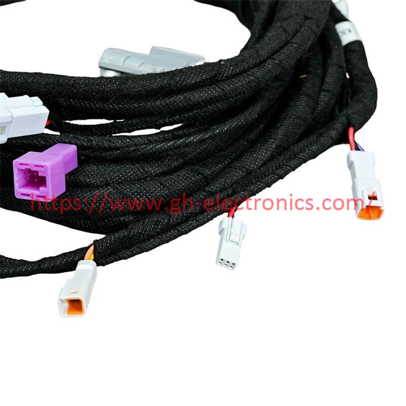 custom automotive tailgate wiring harness assorted plugs car door control wiring harness