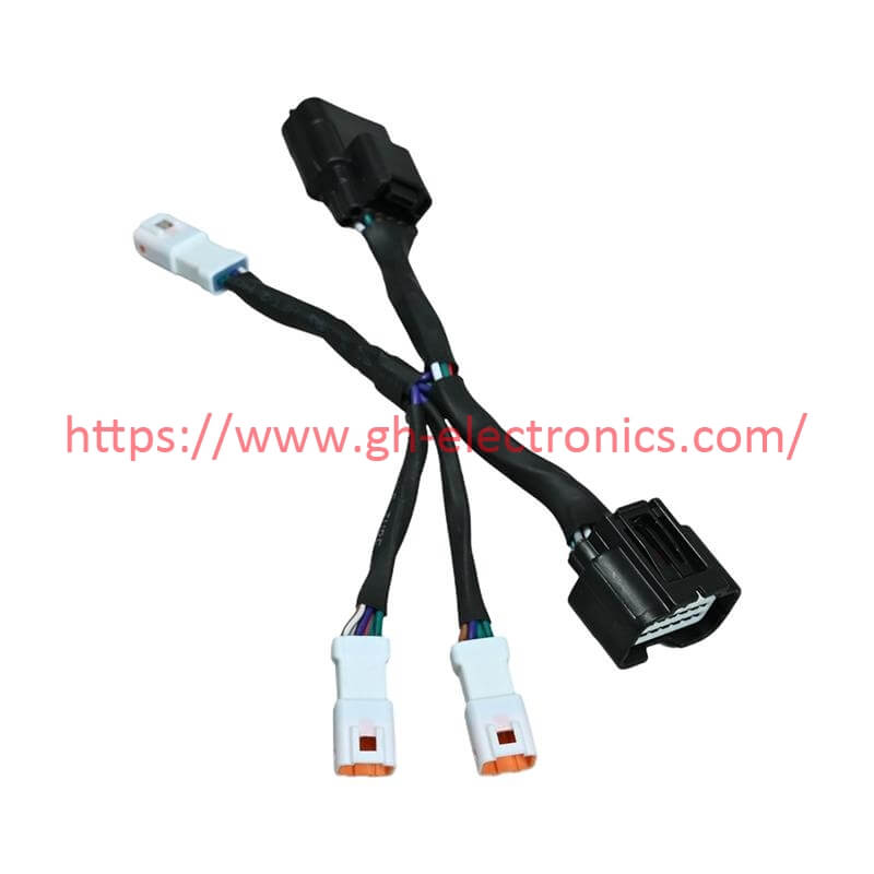 multi-branch car fog light wiring harness automotive wiring harness for headlamp modification