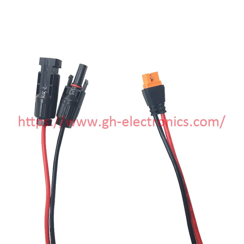 MC4 to XT60 solar extension cable PV wiring harness for portable power station