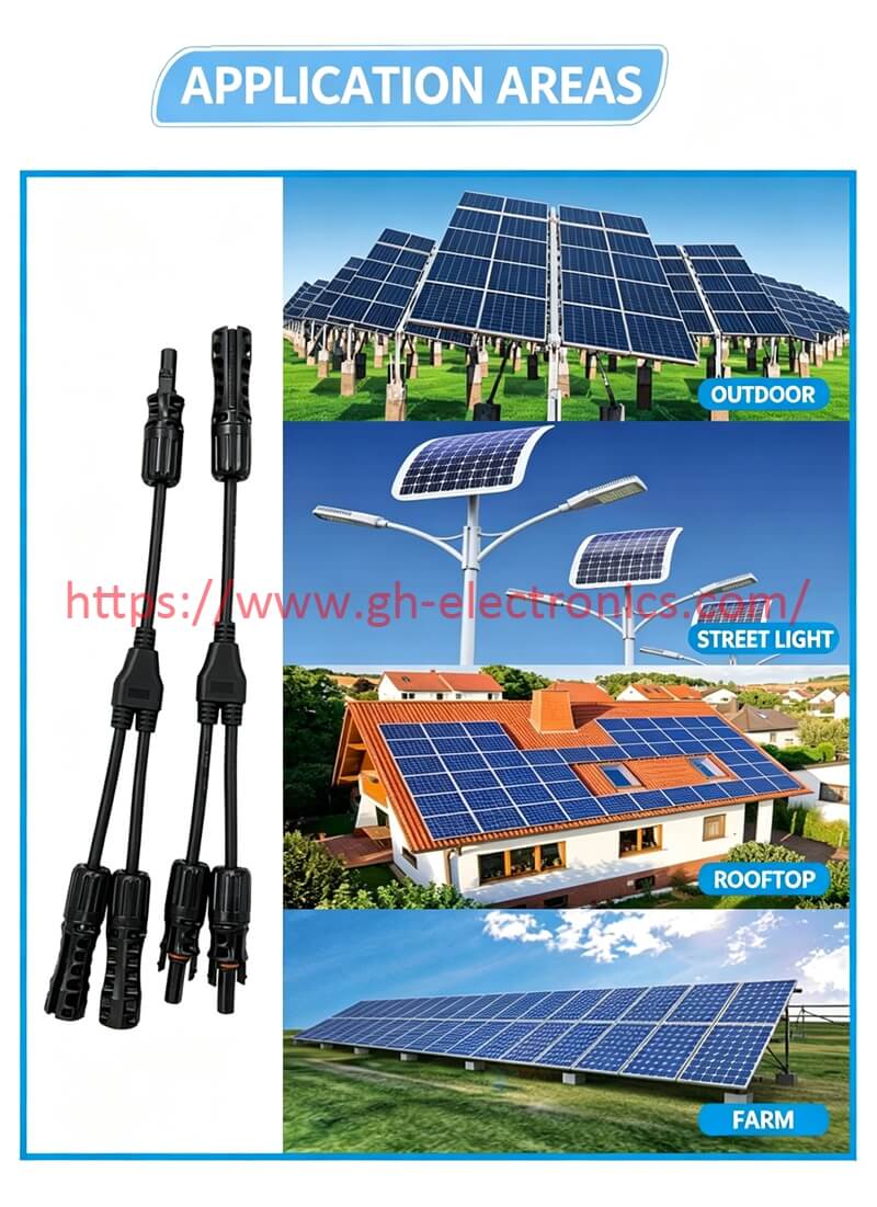 solar wiring harness application areas