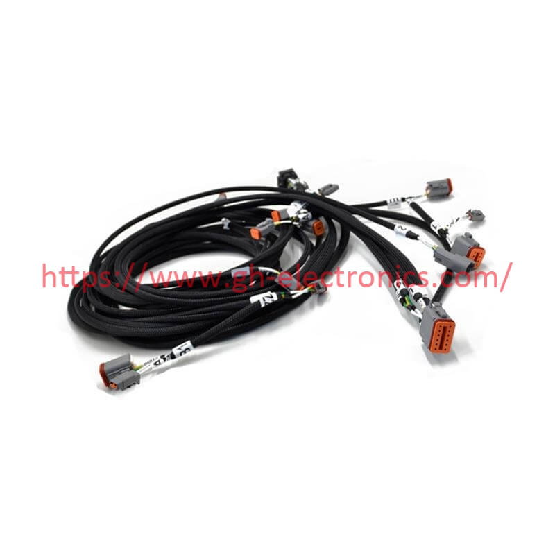 complete complex Deutsch DT connector automotive wiring harness for engineering equipment