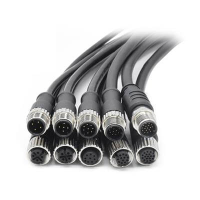 Custom M12 Industrial Wiring Harness | IP67 Waterproof M12 Molded Cable Assembly