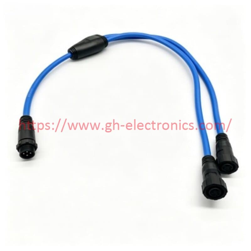 Y11 1 to 2 Y‑splitter waterproof connector cable assembly for smart electric vehicle