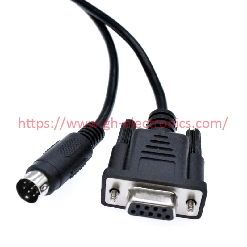 DB9 female to Mini‑DIN 6 pin PS2 serial communication cable industrial D‑SUB cable assembly DB9 female to Mini‑DIN 6 pin PS2 serial communication cable industrial D‑SUB cable assembly