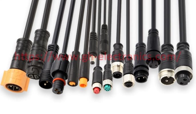 Various custom waterproof cable assemblies, multi-series waterproof connector wiring harness for industrial and vehicle applications